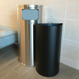 9 Gallon Stainless Steel Half-Round Side-Entry