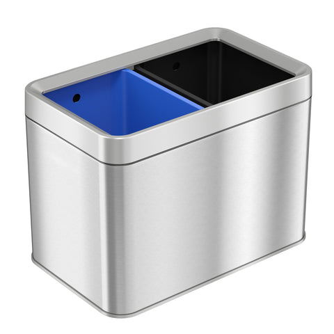 5 Gallon Stainless Steel Recycle Bin / Trash Can